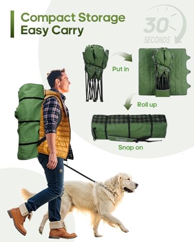 Padded Double Camping Chair Loveseat Oversized Camping Couch - Image 6