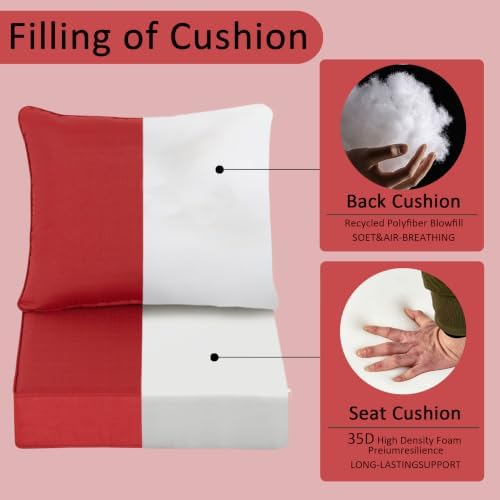 COZYVIDA Patio Seat Cushions - Image 6