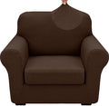XINEAGE 2-Piece Stretch Armchair Sofa Cover, Washable Couch Covers by XINEAGE