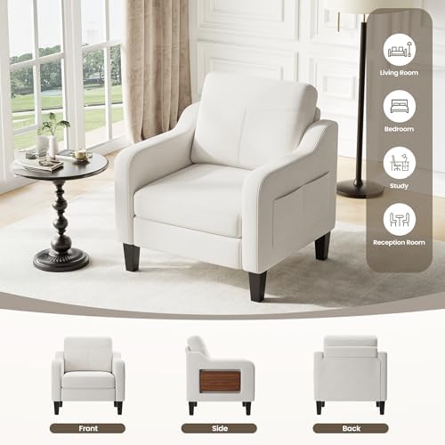 51'' Small Sofa Sets, 2-Seater Linen Fabric Couch - Image 7