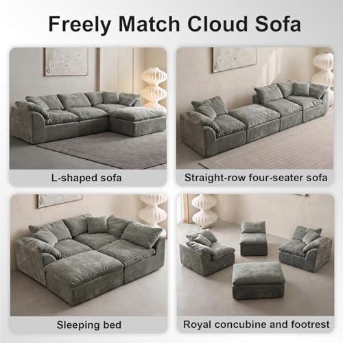 Cloud Couch Sectional, Boneless Modular Sofa - Image 4