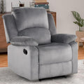 EBELLO Classic Manual Recliner Chair, Soft Microfiber Recliner Sofa by EBELLO