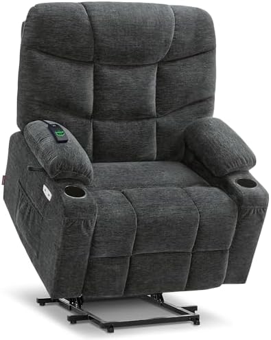 MCombo Power Lift Recliner Elderly, Fabric R7289 by MCombo