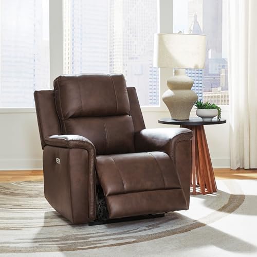 Signature Design by Ashley 1-Piece Leather Power Recliner, Zero Gravity - Image 2