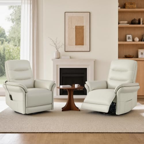 KISLOT Swivel Power Recliner Chair, Hand Remote - Image 3