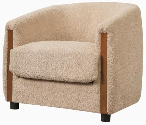 Christopher Knight Home Gini Modern Accent Chair, Boucle Upholstered Curved - Image 6