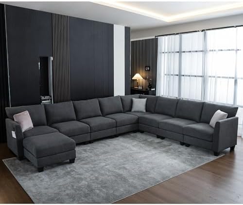 150.4" Large Sectional Couches for Living Room, Corner Couch by ZXDesign