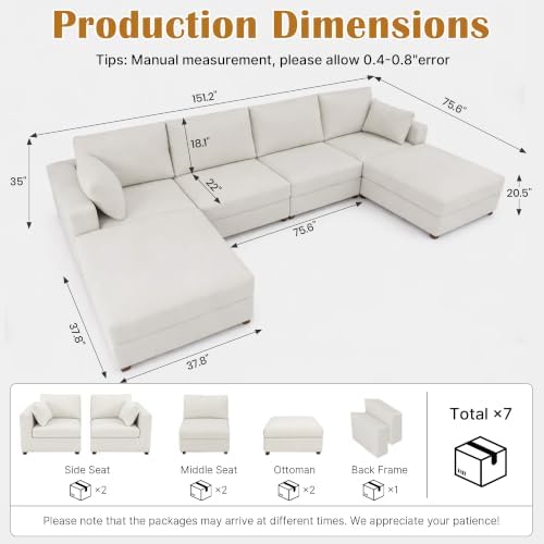 Oversized Modular Sectional Sofa - Image 2