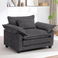 Chenille Oversized Accent Chair, Comfy Armchair by choairy