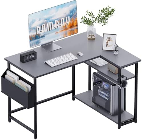 Pamray 40 Inch L Shaped Computer Desk by PAMRAY