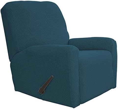 Easy-Going Stretch Recliner Chair Sofa Slipcover Washable Deep Teal by Easy-Going