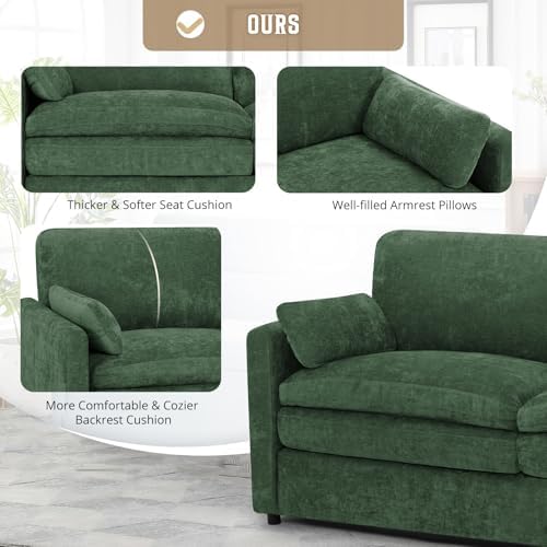 2 Pieces Chenille Sofa Set - Image 4