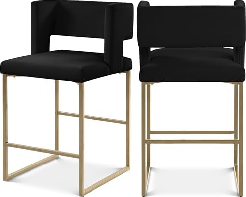 Meridian Furniture Caleb Collection Modern | Contemporary Counter Height Stool by Unknown