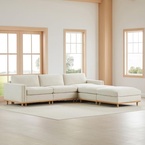 CHITA 118” Super Large Sectional Modular Sofa, Down Filled, 5 Seat - Image 4