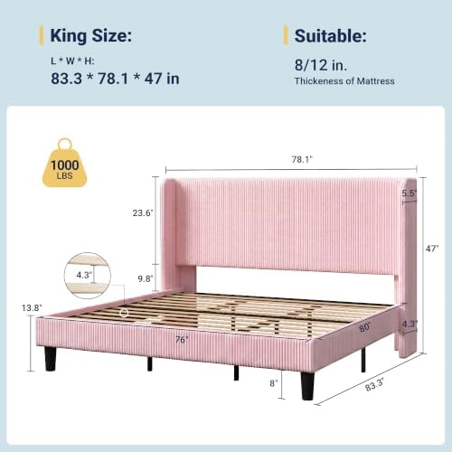 Allewie King Size Platform Bed - Image 2