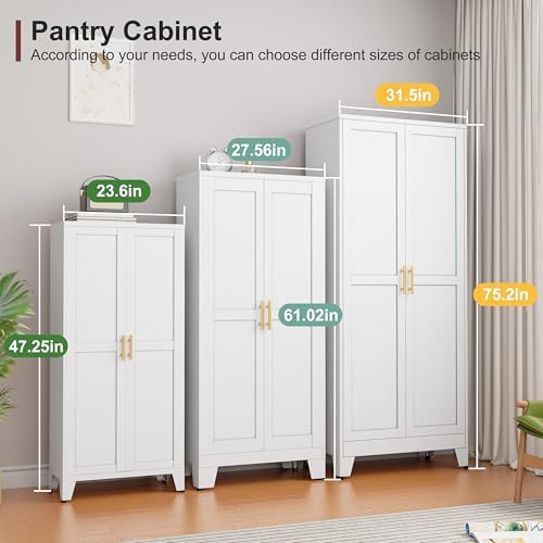 winiowa Metal Pantry Cabinet - Image 2