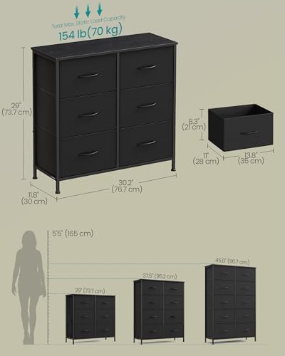 SONGMICS Dresser for Bedroom, Tall Dresser - Image 2