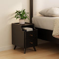 AQIMUELE Wood Nightstand, Bedside Table by AQIMUELE