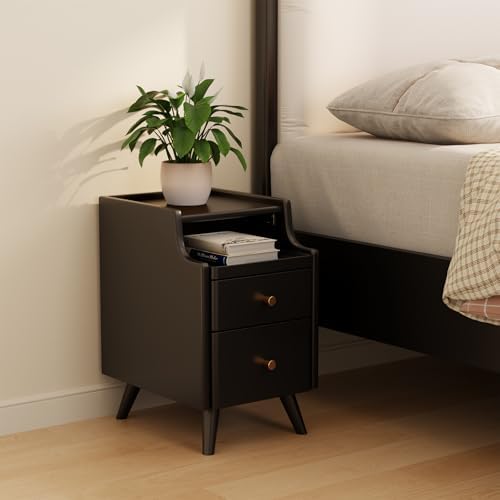 AQIMUELE Wood Nightstand, Bedside Table by AQIMUELE