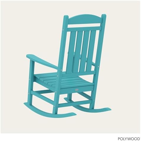 POLYWOOD Presidential Rocking Chair in Aruba - Image 4
