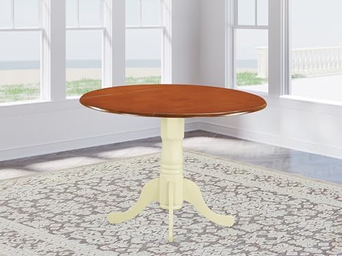 East West Furniture DLT-BMK-TP Dublin Modern Kitchen Table - Image 2
