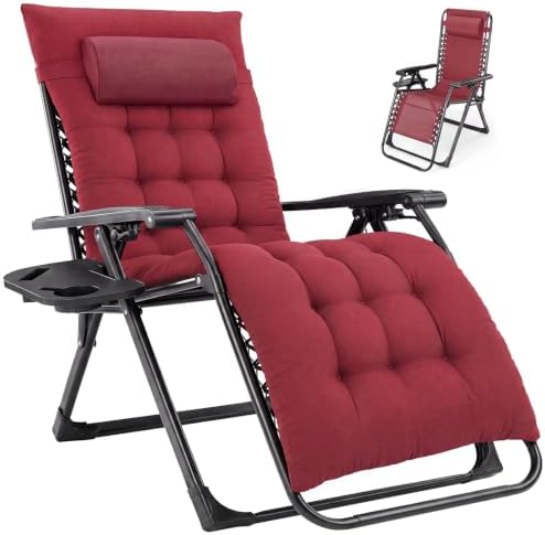 NEWBULIG Zero Gravity Chair, Folding Patio Recliner by NEWBULIG