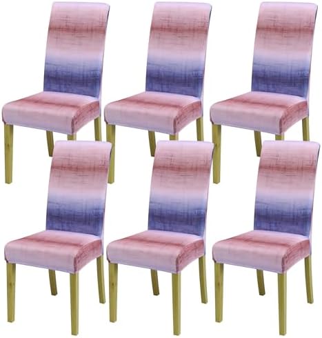 Dining Chair Covers, Stretch Seat Covers, Washable Furniture Protector by BIETYONE