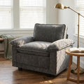 Modern Cloud Single Sofa, Comfy Chenille Couch by Unknown
