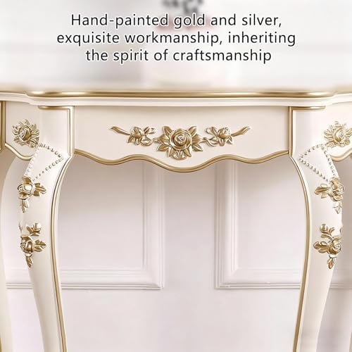 4 Legs Wooden Reclaimed Entryway Table - Image 5