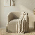 KISLOT Modern Swivel Accent Chair, Barrel Chair by Kislot