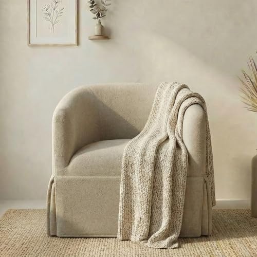 KISLOT Modern Swivel Accent Chair, Barrel Chair by Kislot