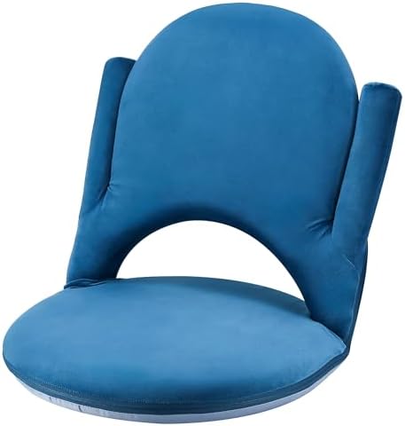 Nnewvante Floor Chair with Armrest, 42 Position Adjustable Back Support by Nnewvante