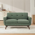 56" Small Loveseat Sofa Mid Century Modern Mini Love Seat by KINGFUN-Anexcitingoption