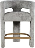 Jofran Gwen Gray Upholstered Counter Stool by Jofran+Inc.