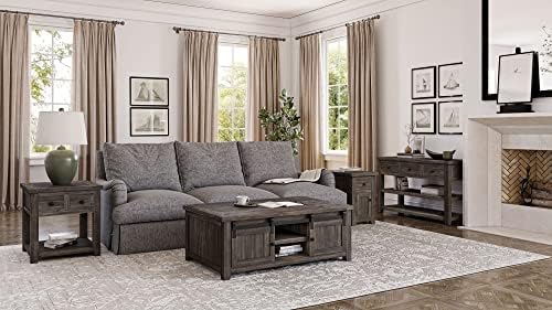 Jofran Madison County End Table, Barnwood Brown - Image 2