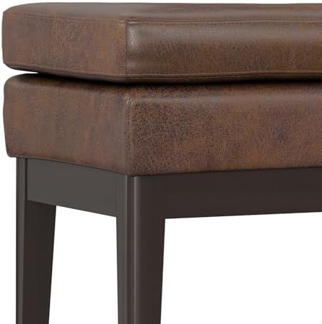 SIMPLIHOME Carlson Small Ottoman Bench - Image 6