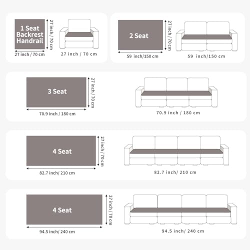 Velvet Sectional Couch Covers for Dogs, Dark Grey - Image 6