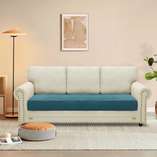 MAXIJIN Velvet Stretch Couch Cushion Covers Soft Sofa Cushion Cover Replacement - Image 2