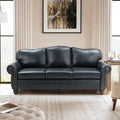 Classic 3-Seater Sofa with Premium Leather Upholstery, Stylish & Comfortable by Thesupportyouneed