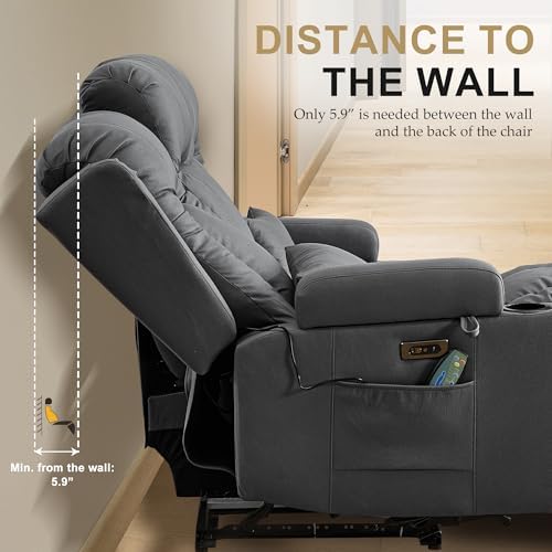 URRED Power Loveseat Recliner Sofa - Image 6