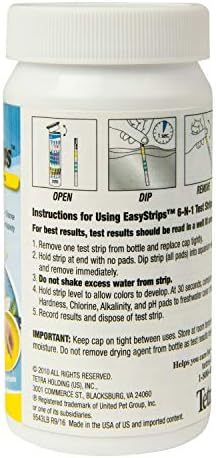Tetra EasyStrips 6-In-1 Aquarium Test Strips, Water Testing - Image 2