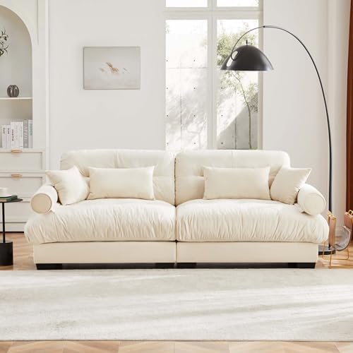 94" Modular Sectional Sofa, Velvet Upholstered Couches - Image 3