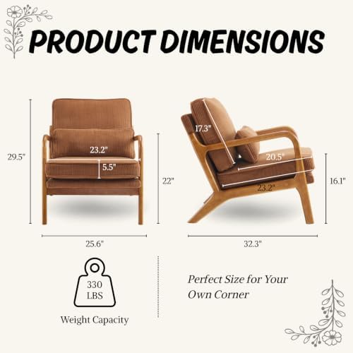 Karl home Mid-Century Modern Accent Reading Chair - Image 2