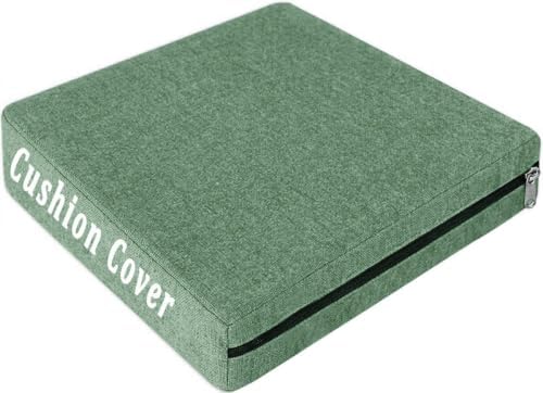 Reversible Linen Chair Cushion Covers by Unknown
