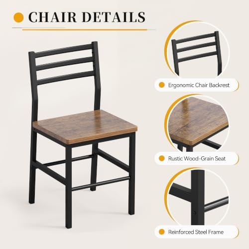 Shahoo 3-Piece Dining Table Set - Image 5