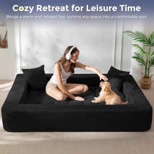 MAXYOYO Folding Sofa Bed, Convertible Boneless Loveseat Couch - Image 3