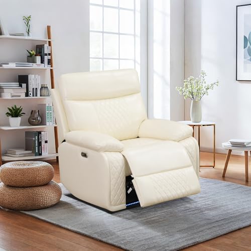 Power Recliner Sofa Set, Leather Living Room Furniture Set, 3 Piece Living Room - Image 5