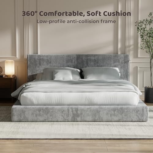 RECCI AirFrame King Size Upholstered Bed Frame - Image 5