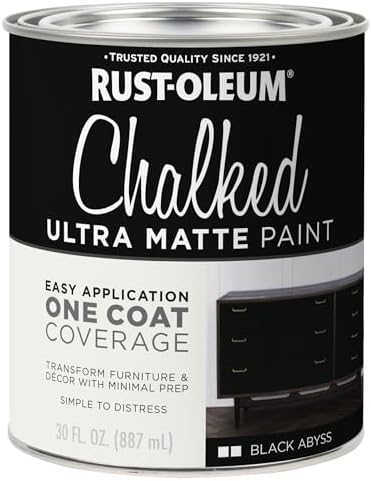 Rust-Oleum Chalked All-in-One Ultra Matte Black Abyss Spray Paint by Rust-Oleum