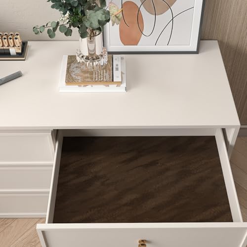 CHIHUT 12"x100" Brown Self Adhesive Velvet Flock Liner - Image 4